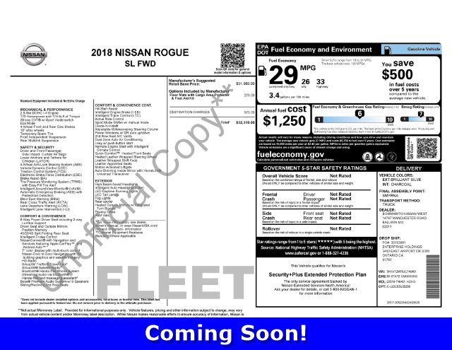 Used 2018 Nissan Rogue SL FWD image 3