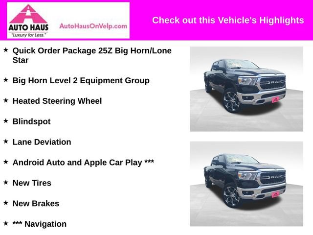 Used 2019 RAM 1500 Big Horn AWD/4WD image 3