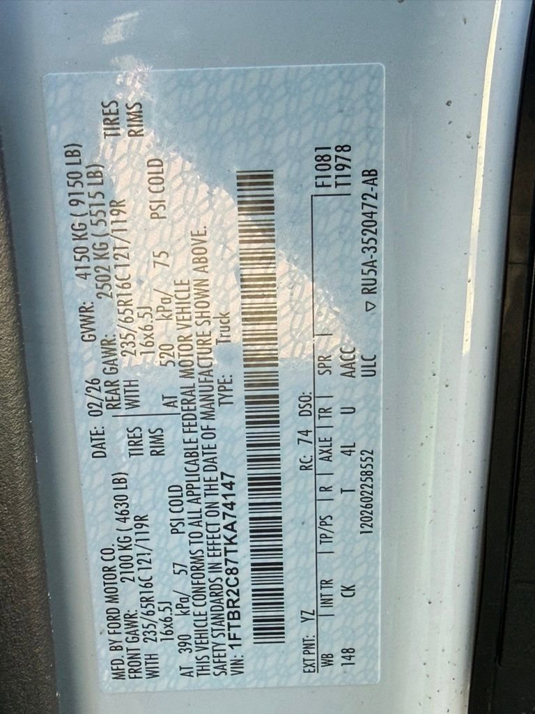 New 2026 Ford Transit 250 148 Medium Roof Extended AWD image 36