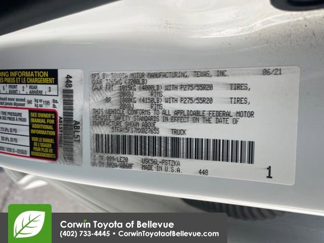 Certified 2021 Toyota Tundra Platinum image 29