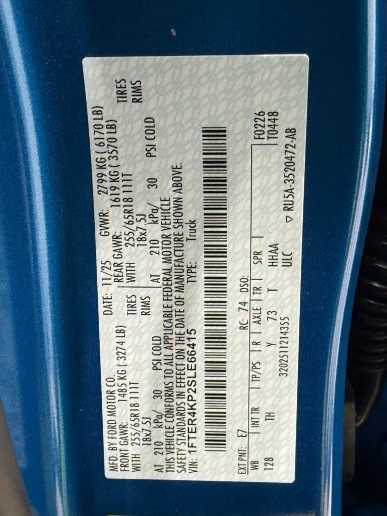 New 2025 Ford Ranger Lariat w/ FX4 Off-Road Package image 43