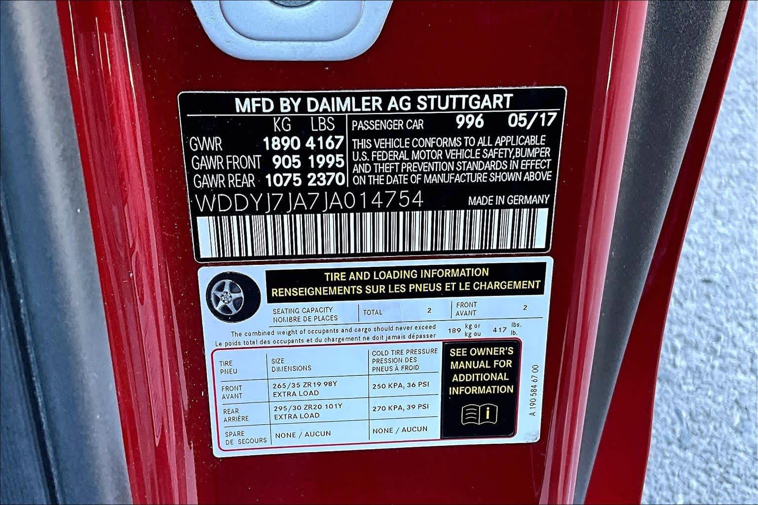 Used 2018 Mercedes-Benz AMG GT S image 31