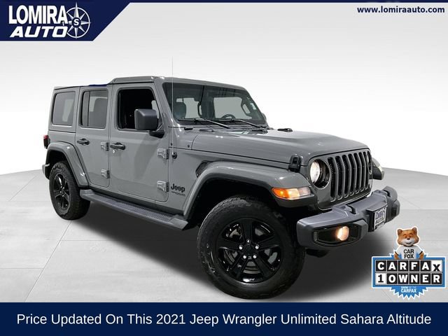 Used 2021 Jeep Wrangler Unlimited Sahara