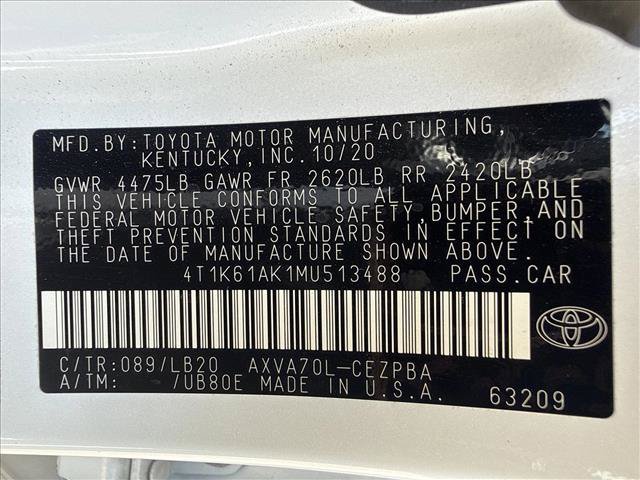 Used 2021 Toyota Camry XSE FWD image 21