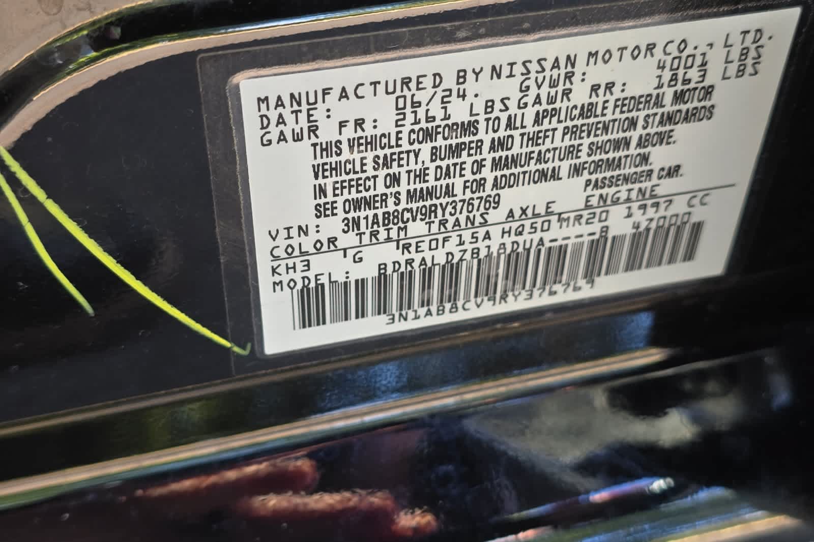 Used 2024 Nissan Sentra SV FWD image 28