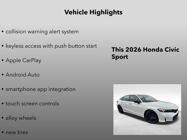 New 2026 Honda Civic Sport image 10