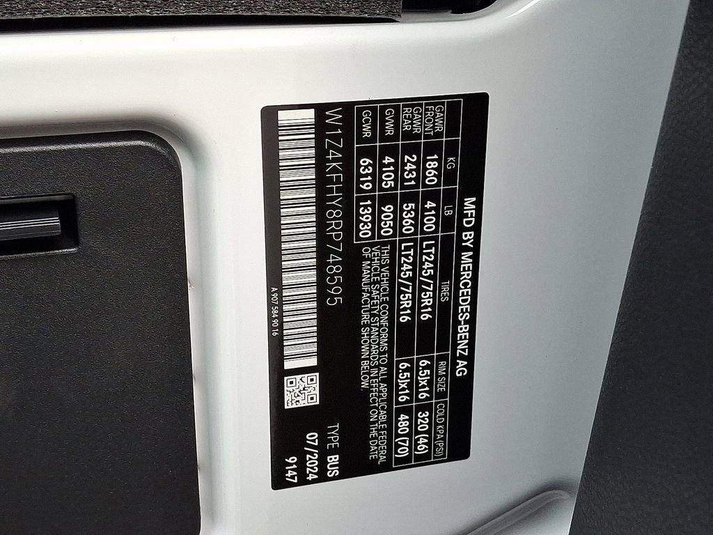 New 2024 Mercedes-Benz Sprinter 2500 image 18