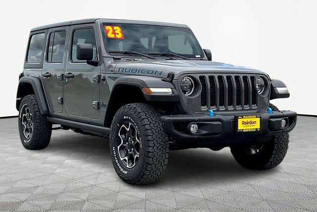New 2023 Jeep Wrangler Unlimited Rubicon 4xe w/ Steel Bumper Group