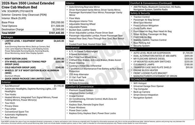 New 2026 RAM 3500 Limited image 30