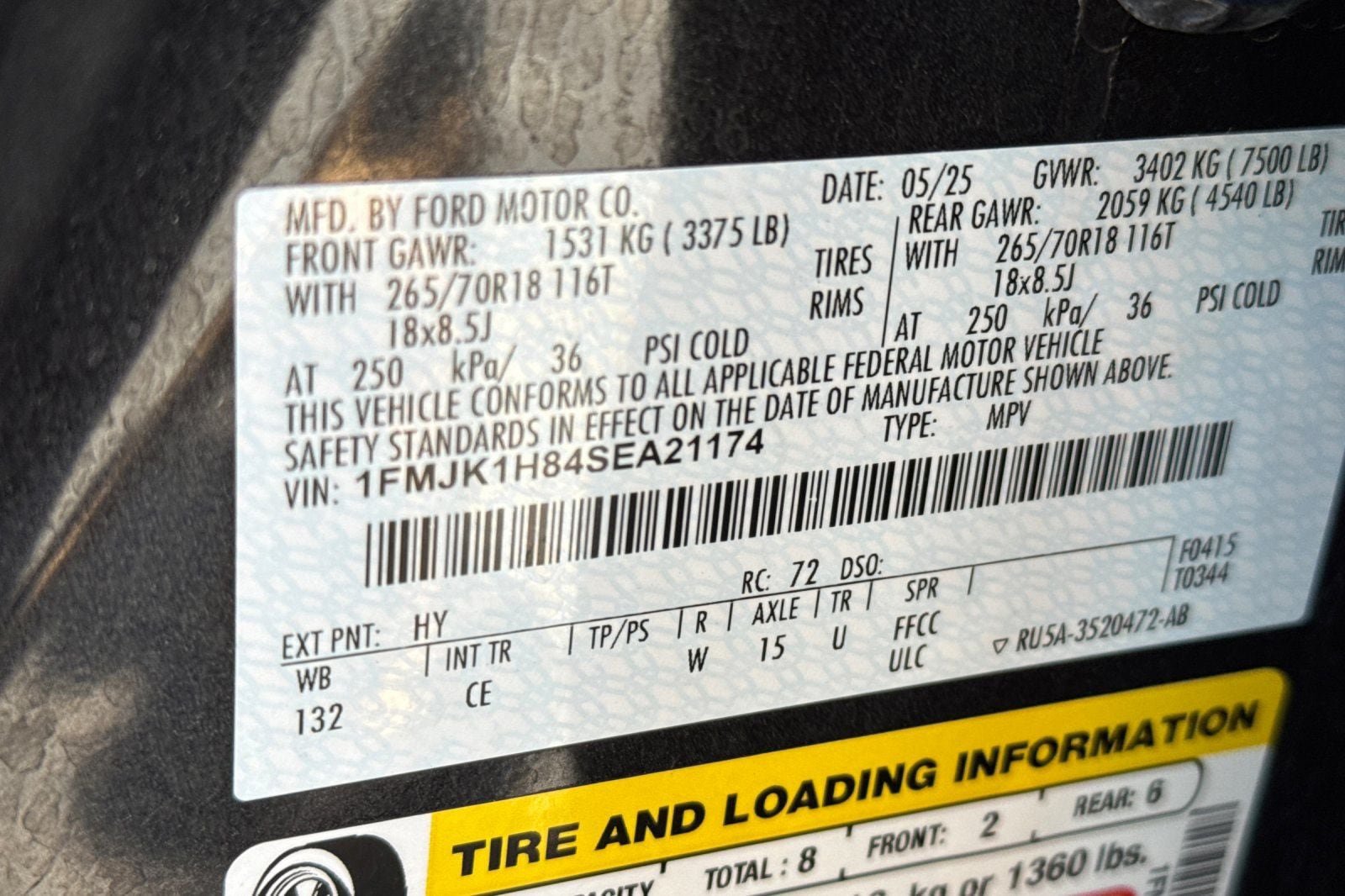 Certified 2025 Ford Expedition Max Active RWD image 37