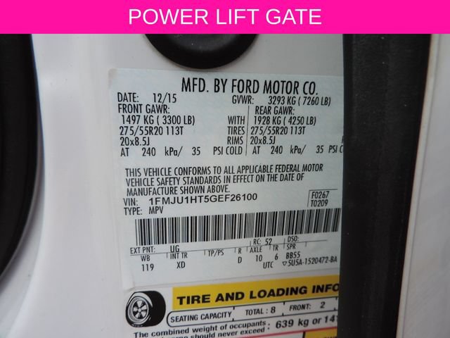 Used 2016 Ford Expedition XLT w/ Equipment Group 202A RWD image 17