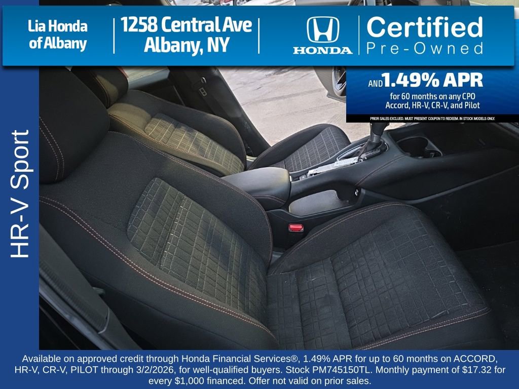 Certified 2023 Honda HR-V Sport image 24
