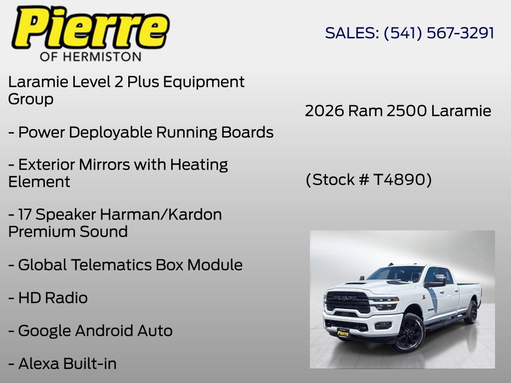 New 2026 RAM 2500 Laramie AWD/4WD image 30