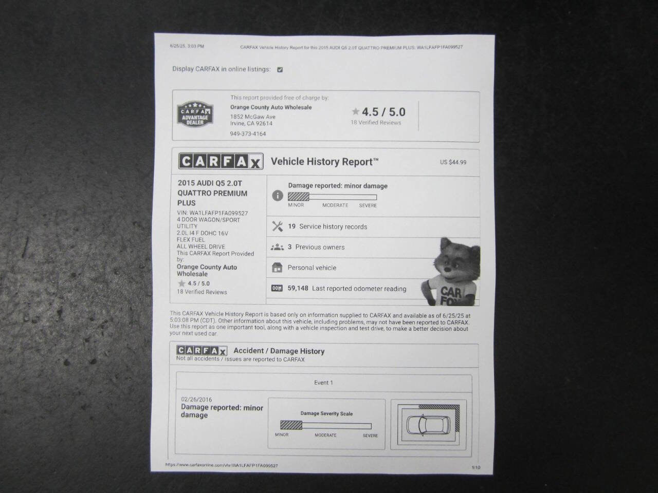 Used 2015 Audi Q5 2.0T Premium Plus w/ Technology Package image 37