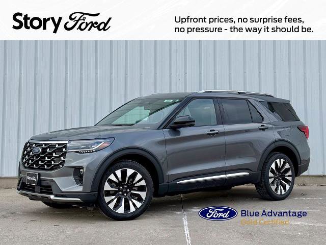 Certified 2025 Ford Explorer Platinum w/ LUX Leather Package AWD/4WD image 1