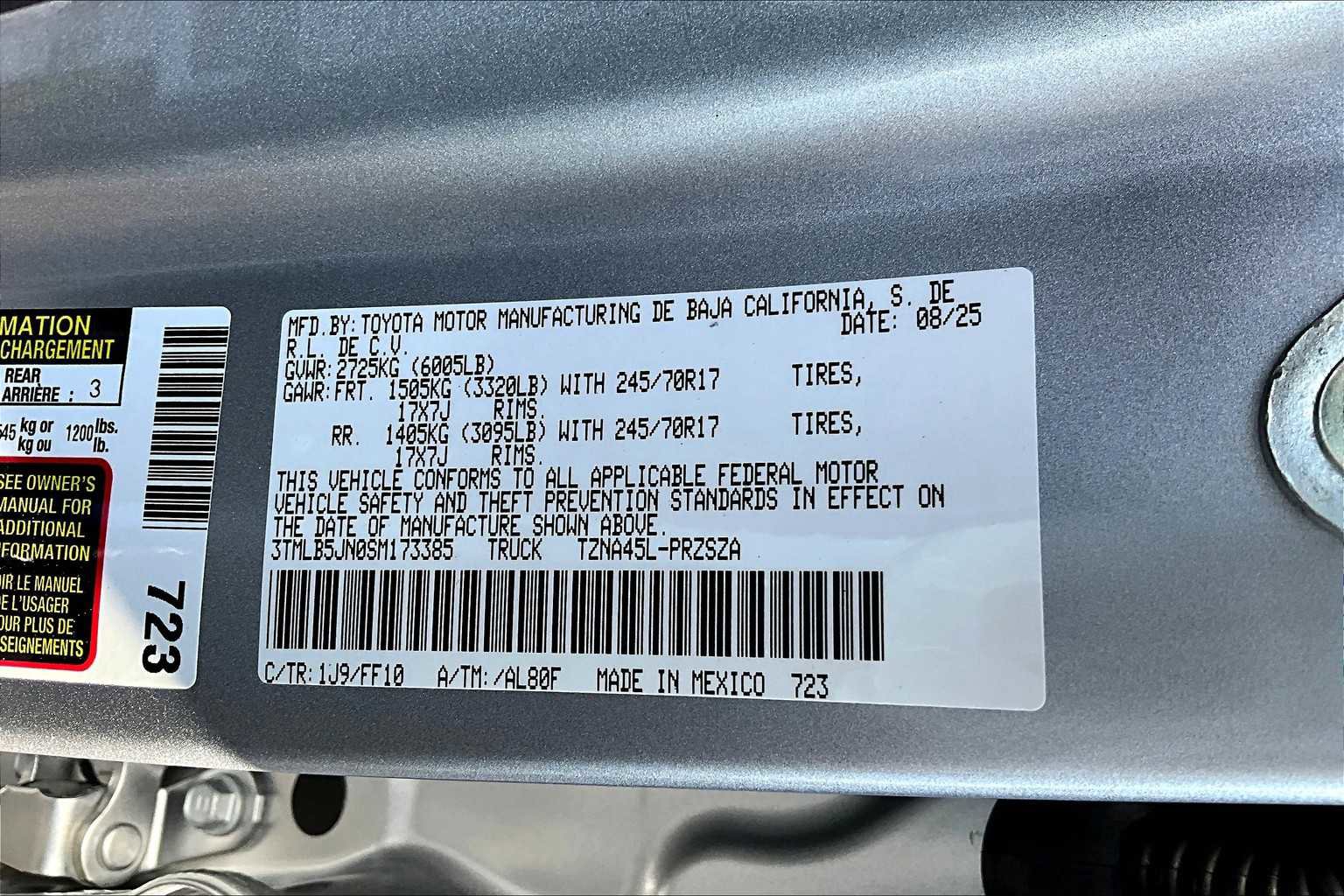 New 2025 Toyota Tacoma SR5 image 18