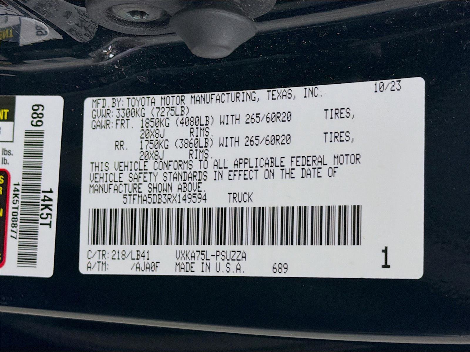 Used 2024 Toyota Tundra 1794 Edition image 32