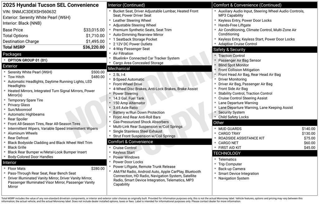 Certified 2025 Hyundai Tucson SEL image 48