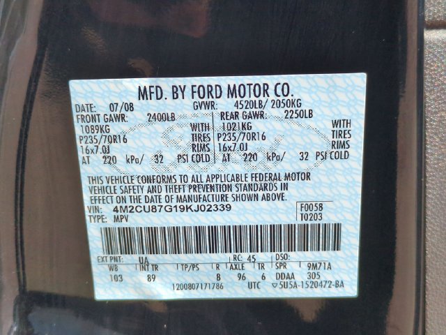 Used 2009 Mercury Mariner Premier FWD image 21