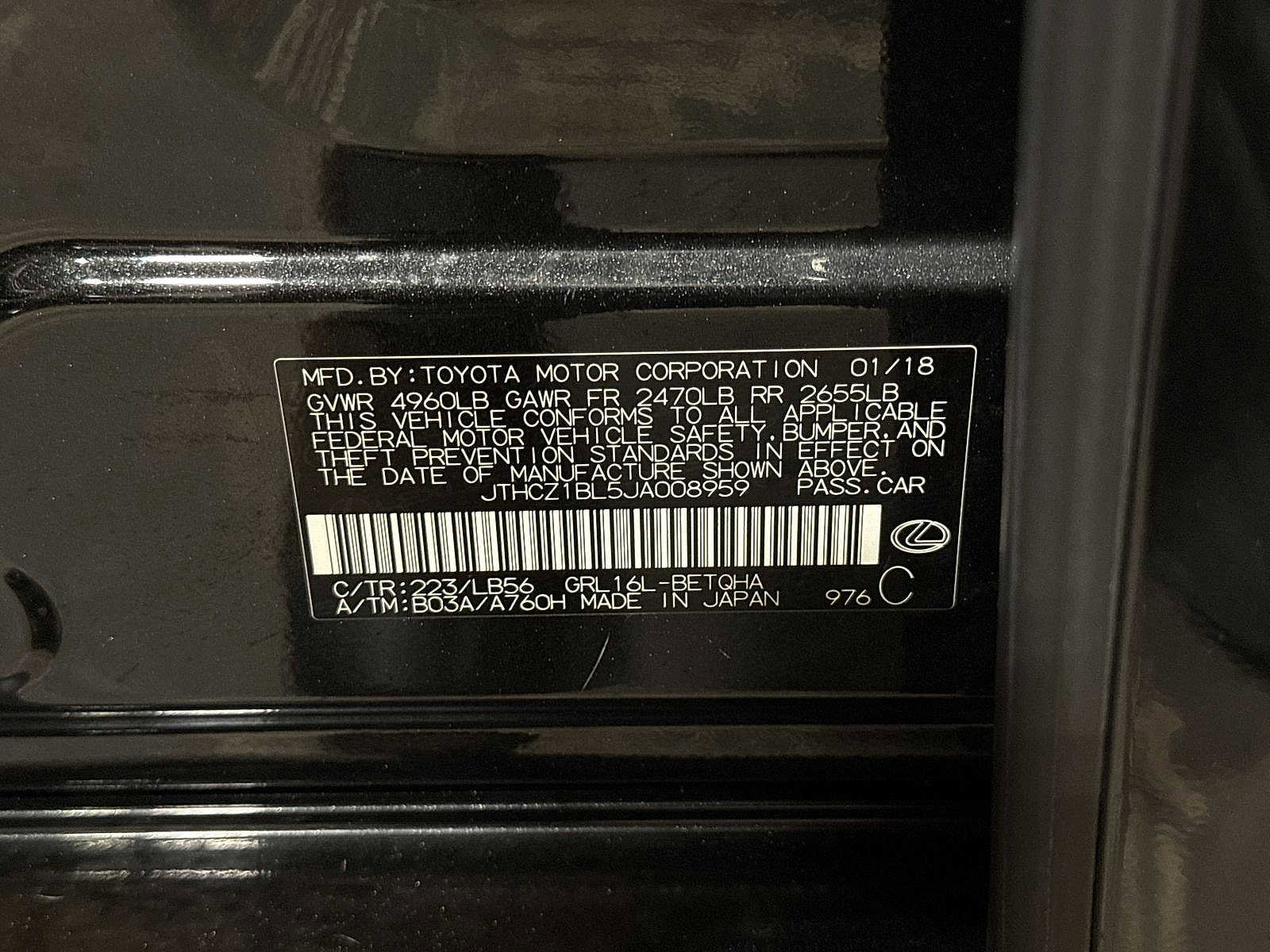 Used 2018 Lexus GS 350 F Sport image 13