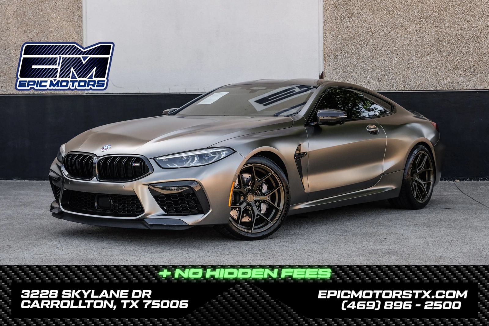 Used 2022 BMW M8 Competition w/ M Carbon Exterior Package