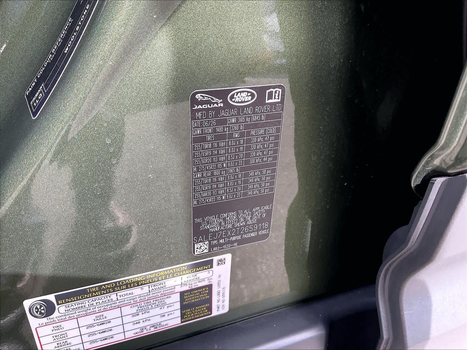 New 2026 Land Rover Defender 110 S AWD/4WD image 36