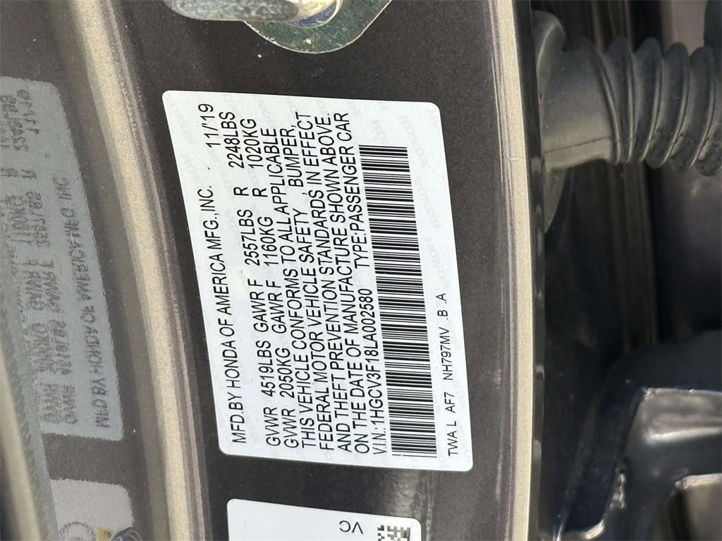 Certified 2020 Honda Accord Hybrid image 16