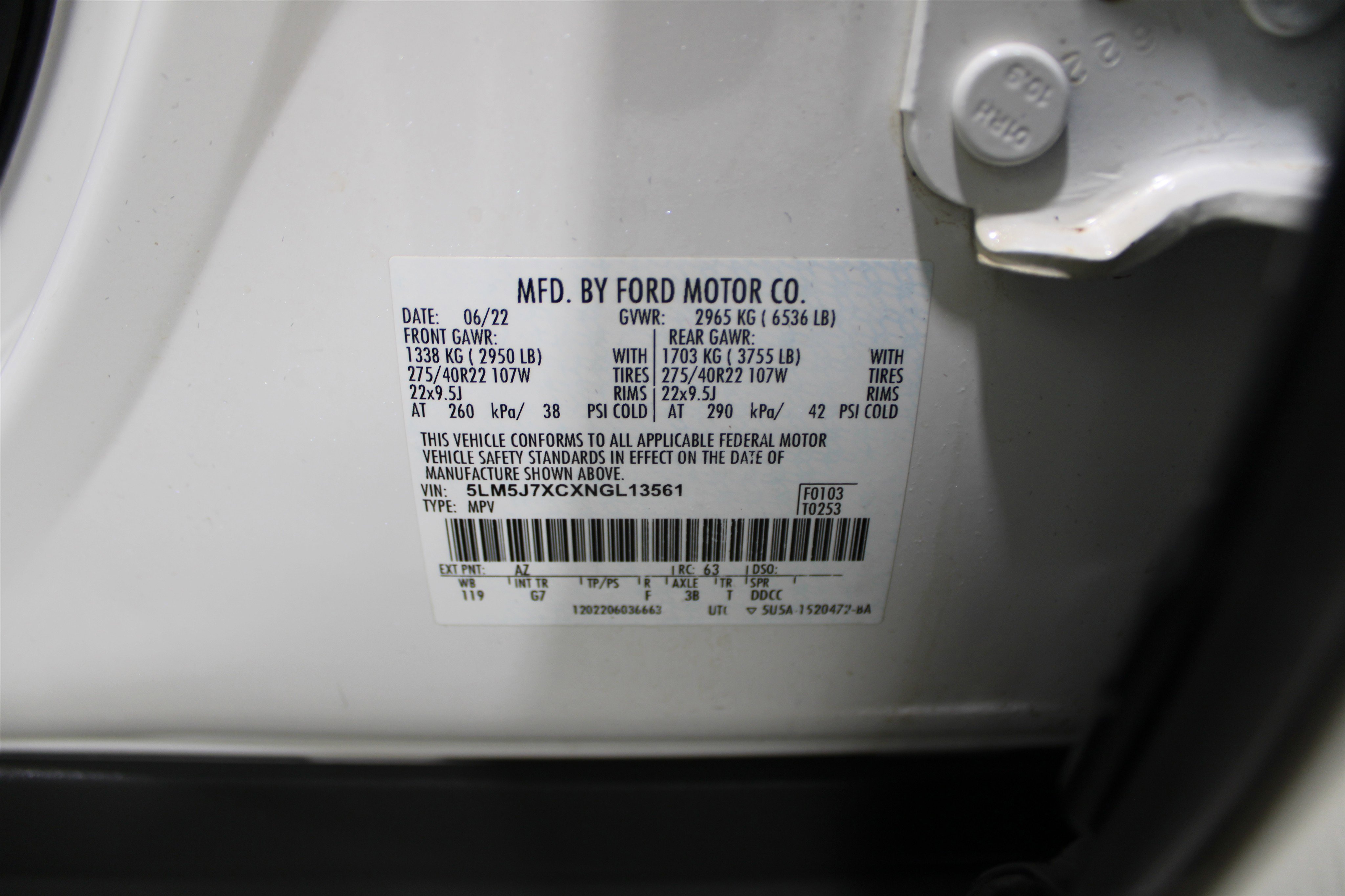 Used 2022 Lincoln Aviator Reserve w/ Equipment Group 201A image 46