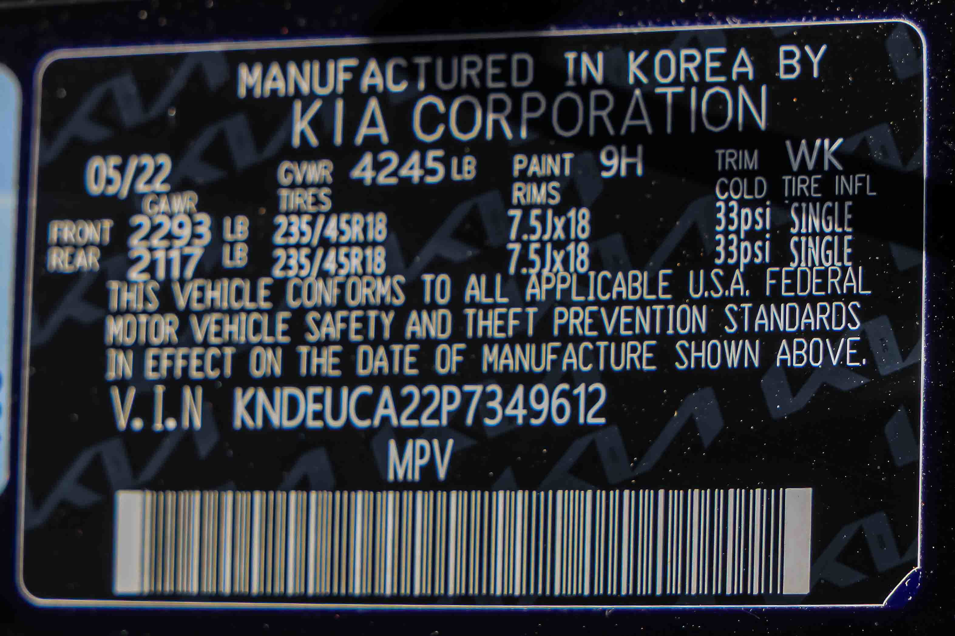 Certified 2023 Kia Seltos Nightfall Edition AWD/4WD image 28