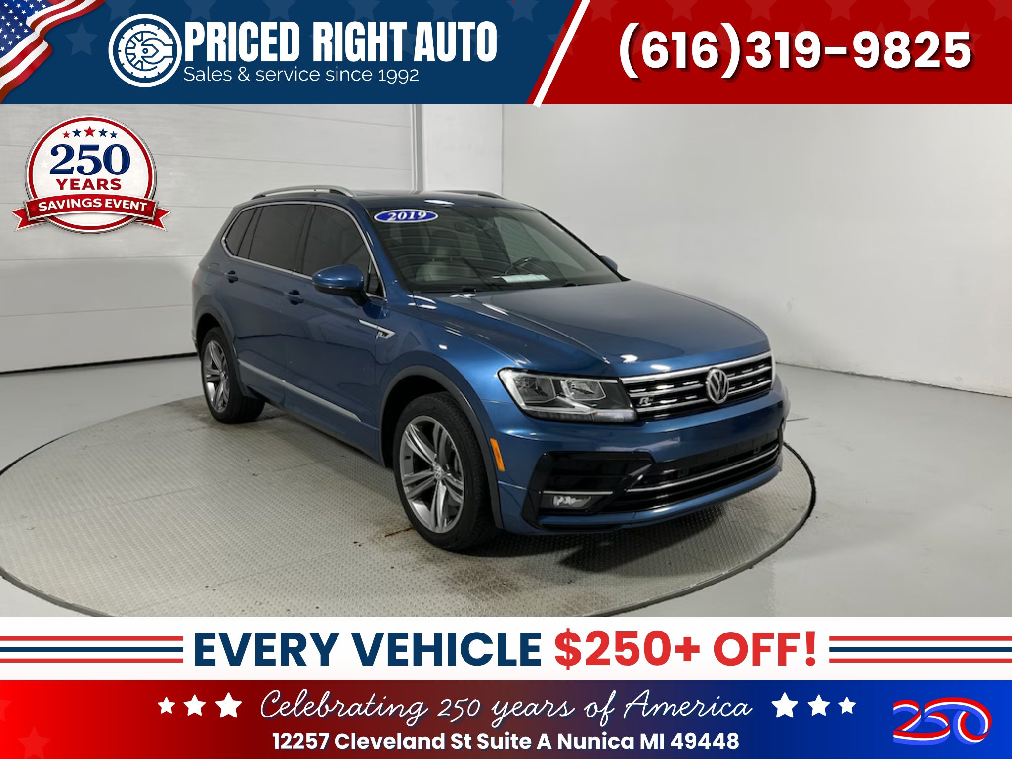 Used 2019 Volkswagen Tiguan SEL R-Line