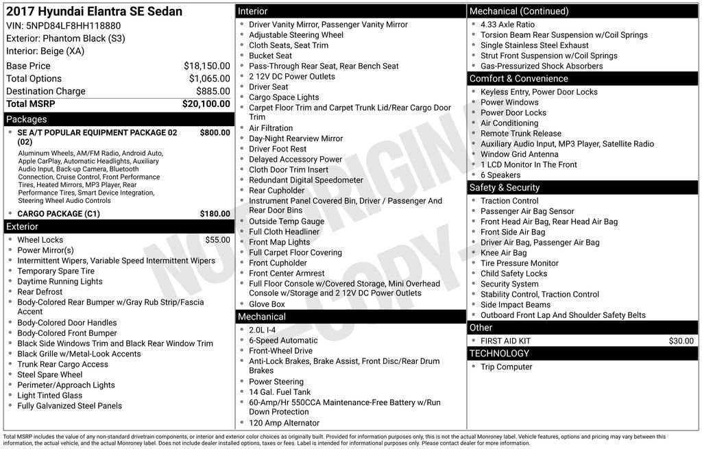 Used 2017 Hyundai Elantra SE image 13