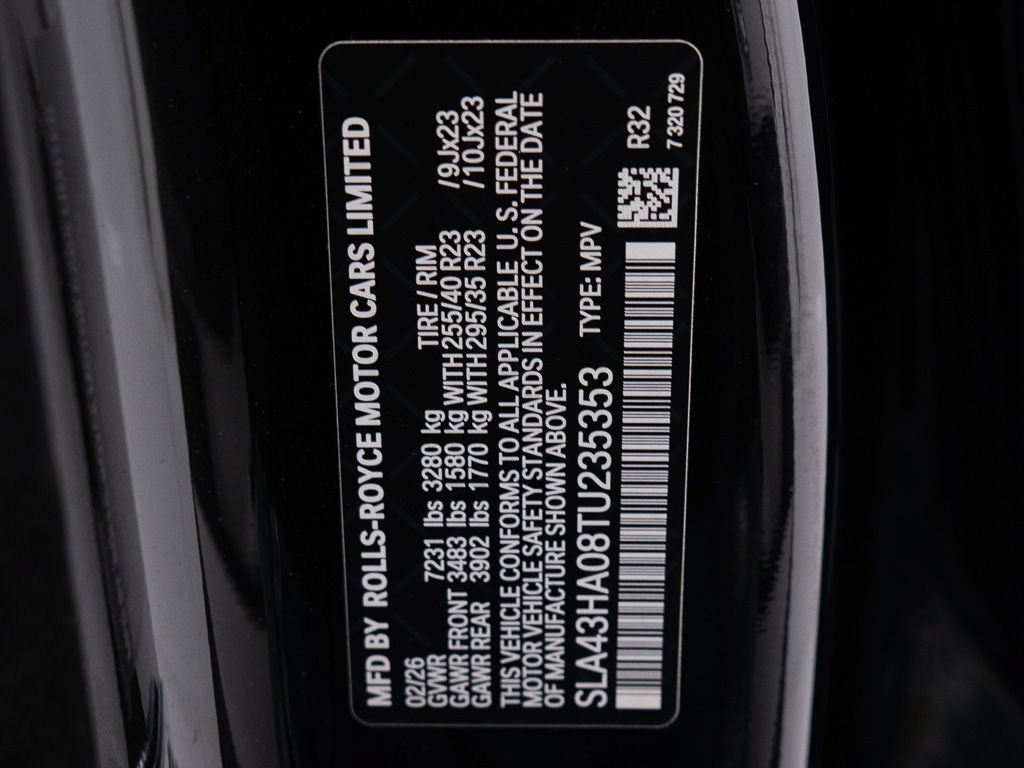 Certified 2026 Rolls-Royce Cullinan Black Badge AWD/4WD image 56