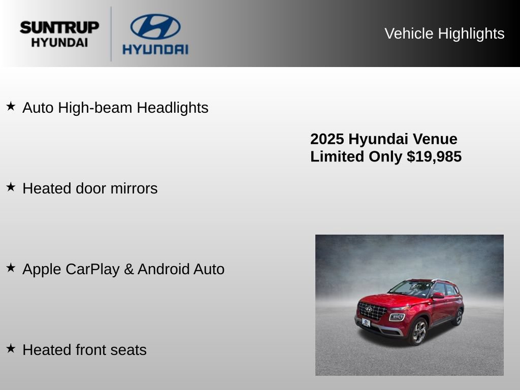 Used 2025 Hyundai Venue Limited FWD image 16
