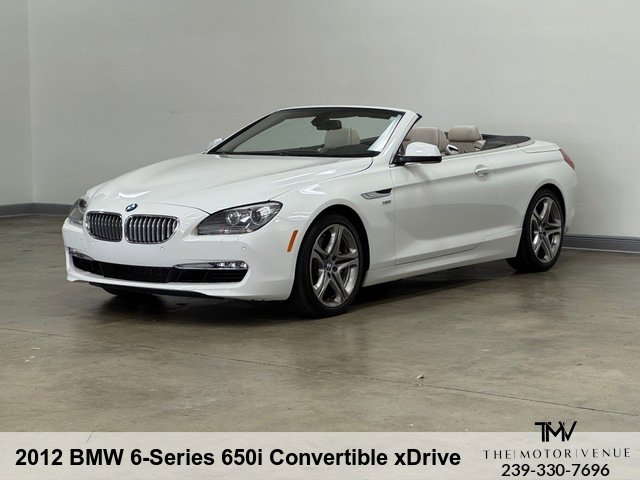 Used 2012 BMW 650i xDrive Convertible