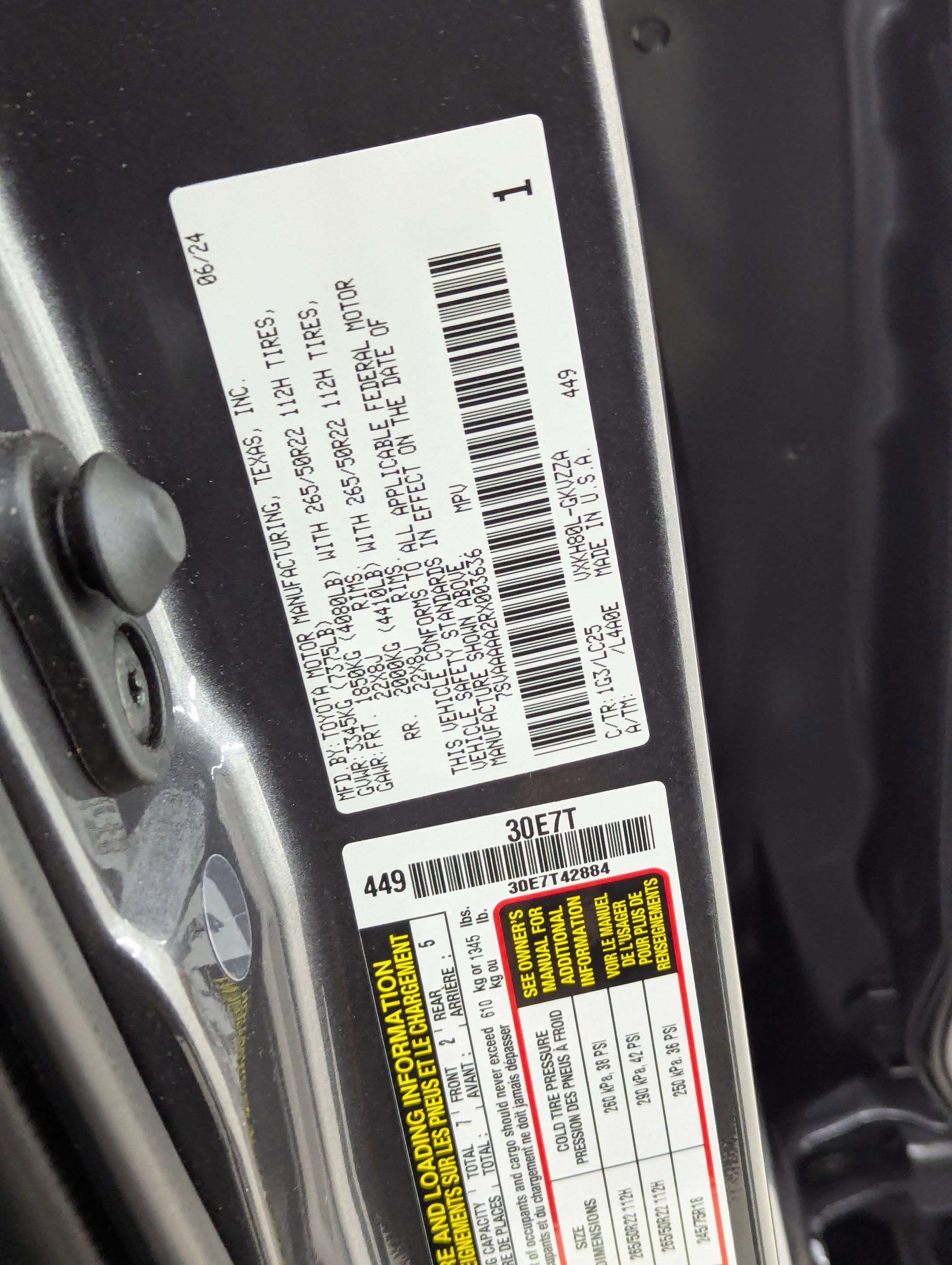 Used 2024 Toyota Sequoia Capstone image 21
