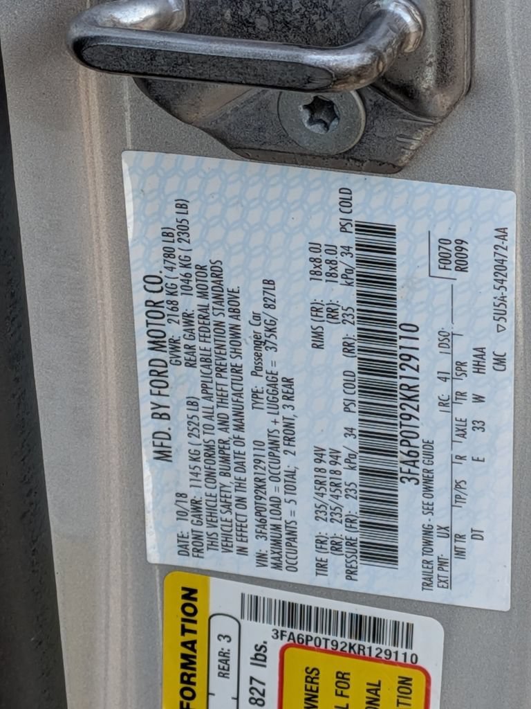 Used 2019 Ford Fusion SE AWD/4WD image 33