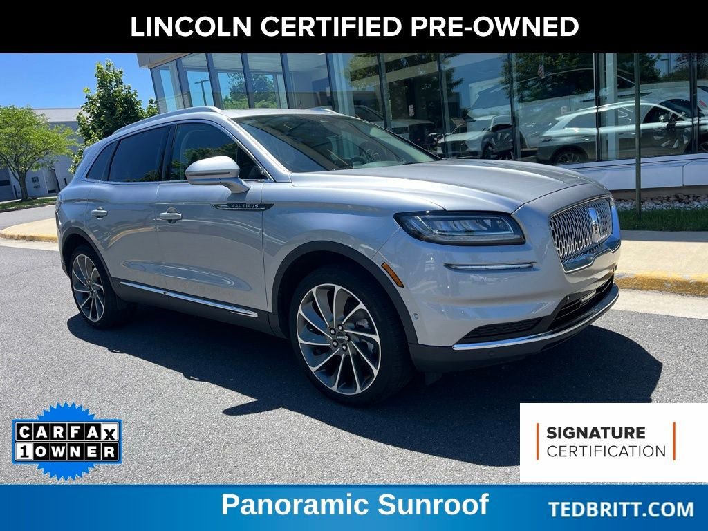 Certified 2023 Lincoln Nautilus Reserve w/ Equipment Group 201A
