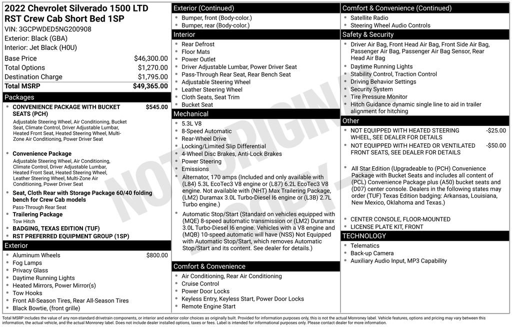 Certified 2022 Chevrolet Silverado 1500 RST RWD image 33