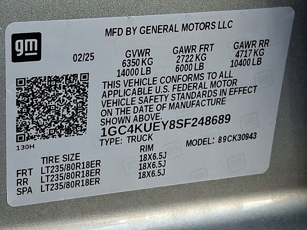 Used 2025 Chevrolet Silverado 3500 LTZ w/ LTZ Convenience Package image 32