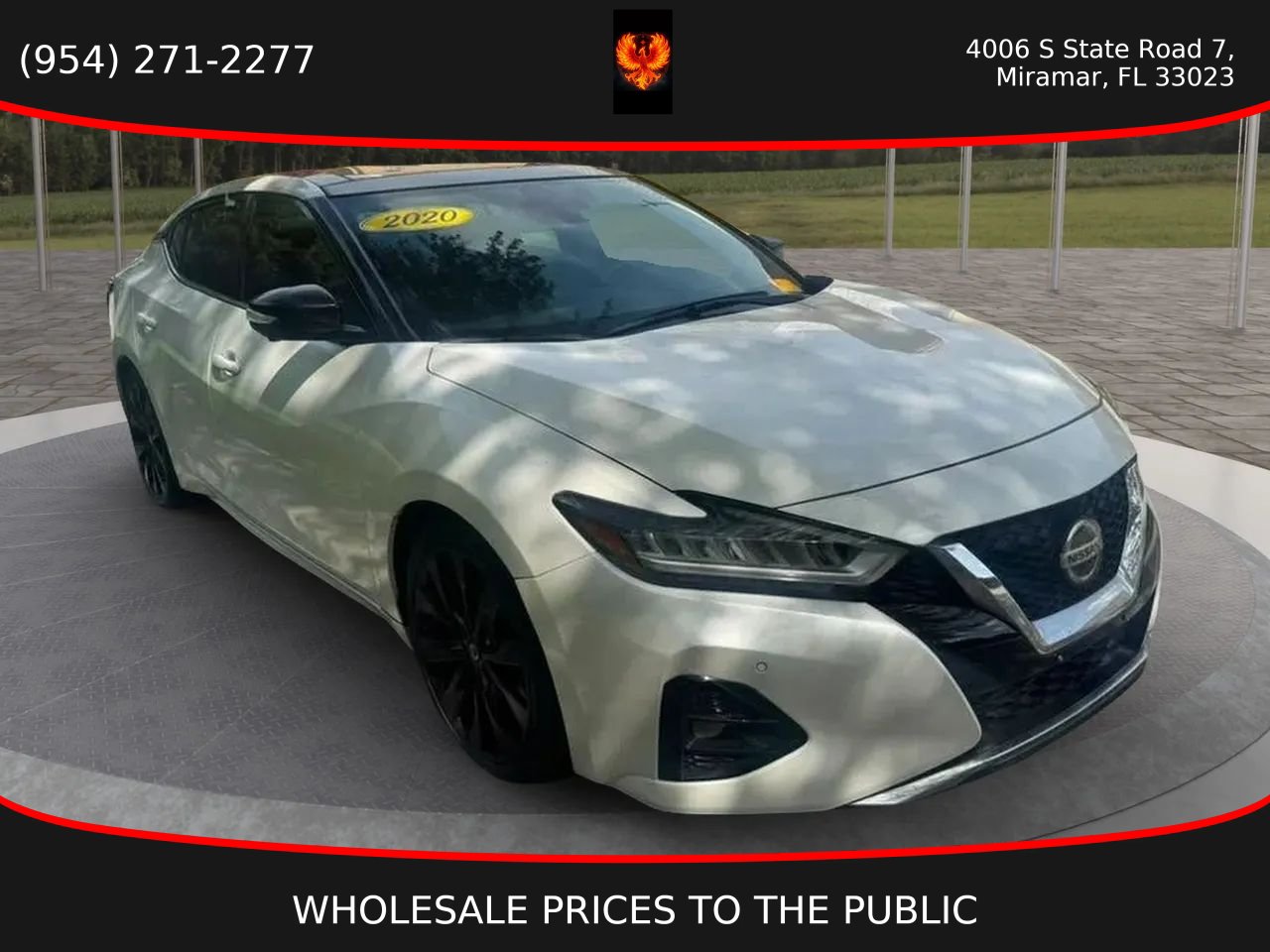 Used 2020 Nissan Maxima SR w/ Sport Mat Group FWD image 3