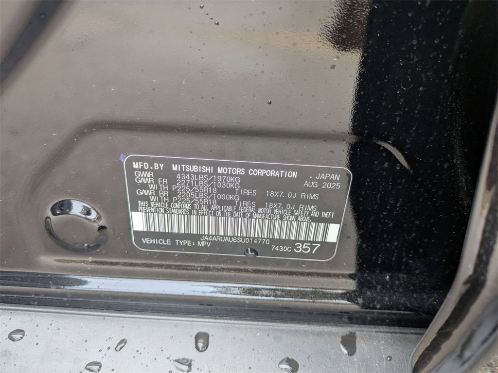 New 2025 Mitsubishi Outlander Sport ES image 31