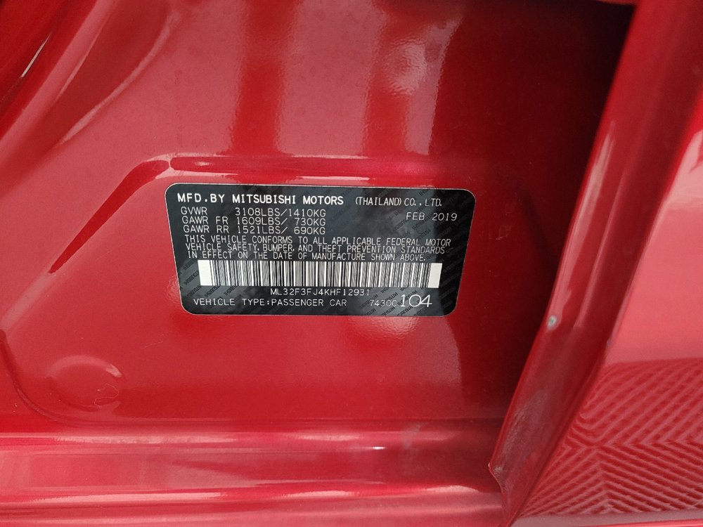 Used 2019 Mitsubishi Mirage G4 ES FWD image 33