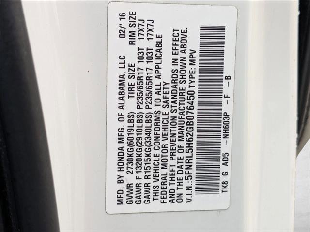 Used 2016 Honda Odyssey EX-L image 15