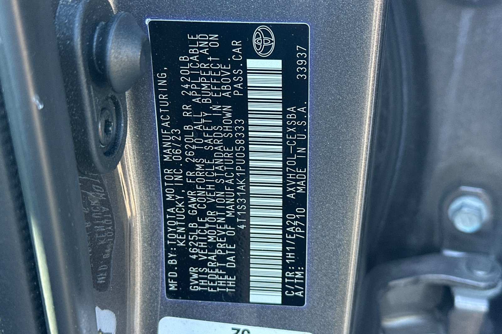 New 2023 Toyota Camry SE w/ Audio Upgrade Package FWD image 55