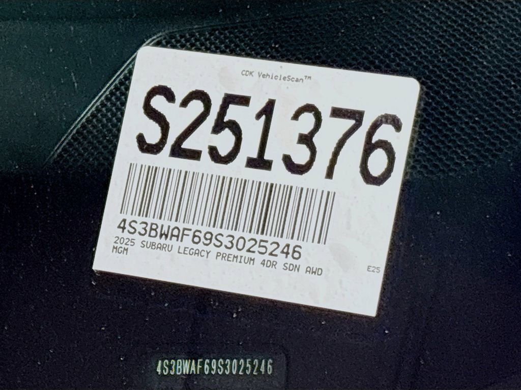 New 2025 Subaru Legacy Premium image 27