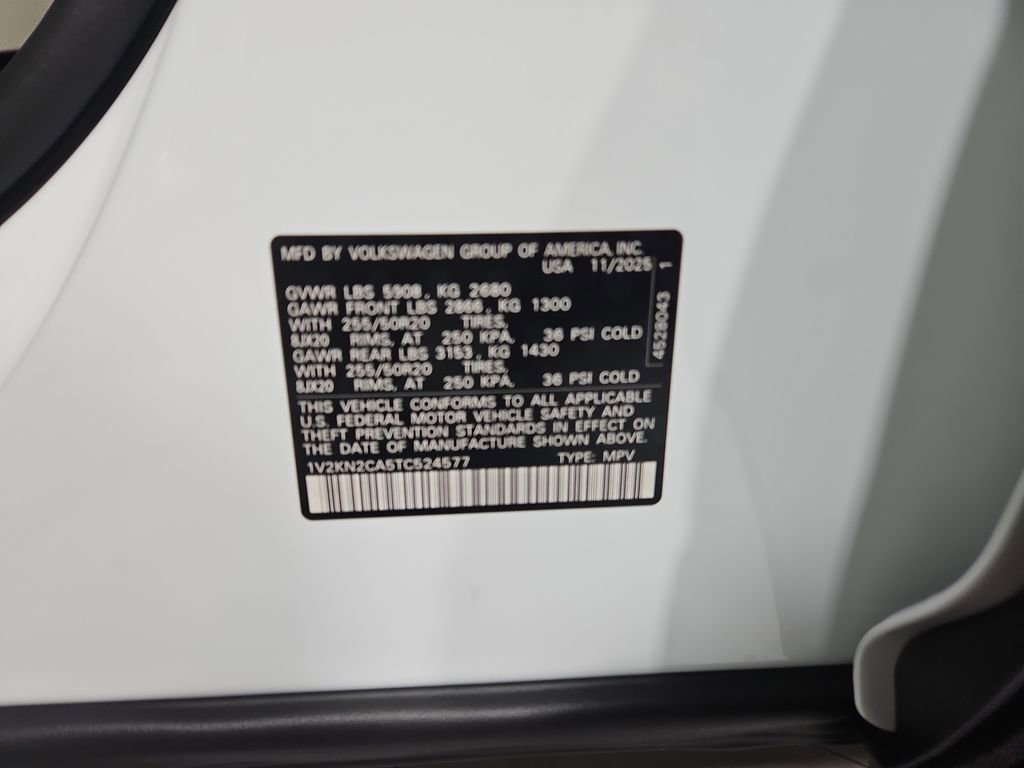 New 2026 Volkswagen Atlas SE image 26