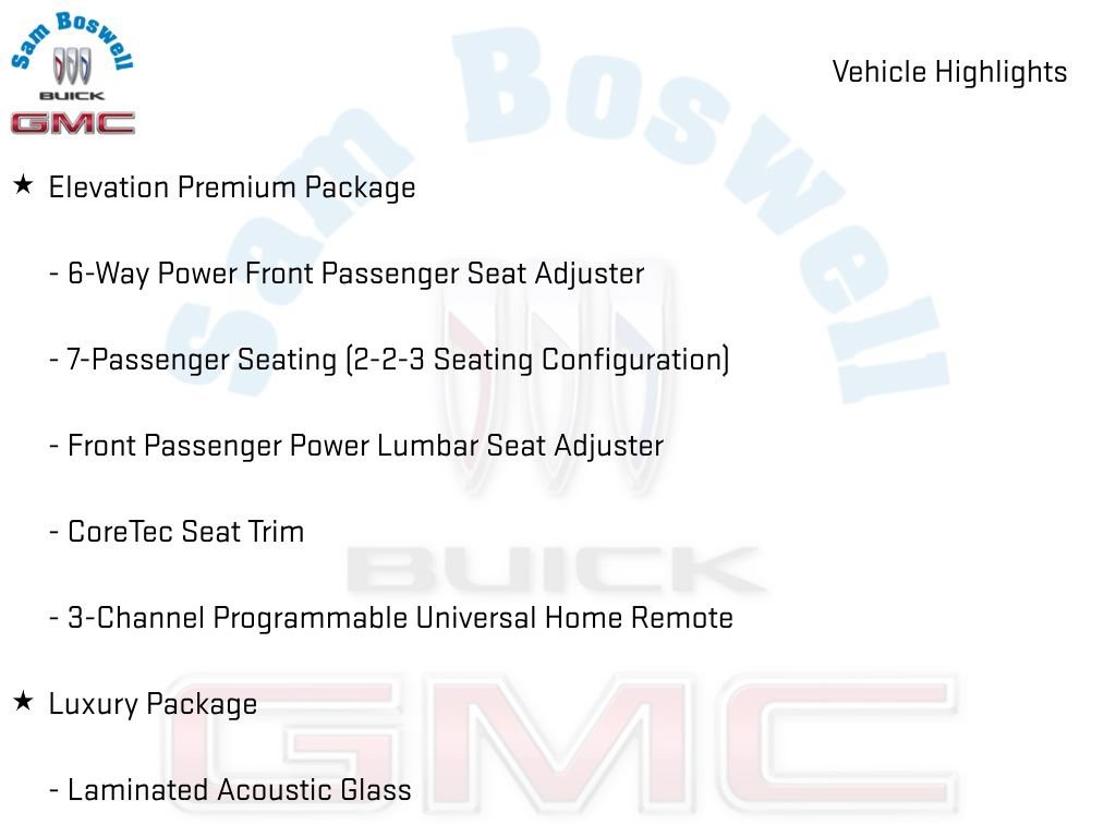 New 2026 GMC Acadia Elevation w/ Elevation Premium Package FWD image 4