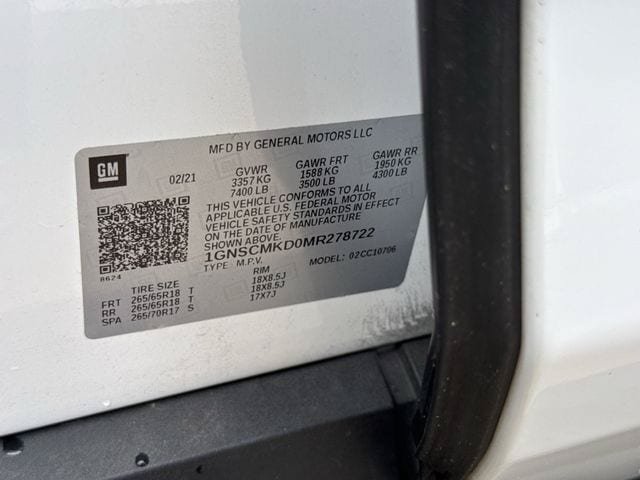 Used 2021 Chevrolet Tahoe LS w/ Driver Alert Package RWD image 33