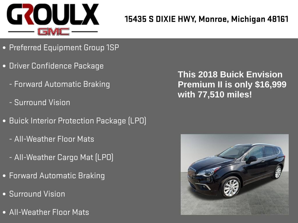Used 2018 Buick Envision Premium w/ Driver Confidence Package AWD/4WD image 8