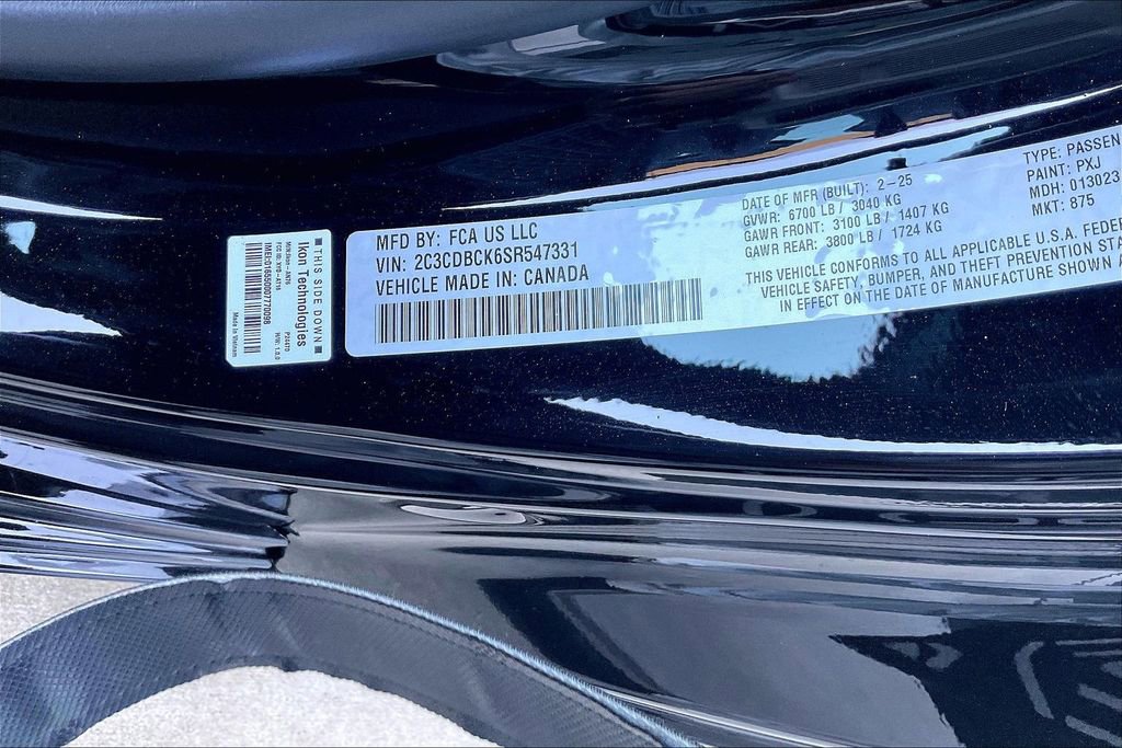 Used 2025 Dodge Charger R/T w/ Quick Order Package 25M R/T image 30